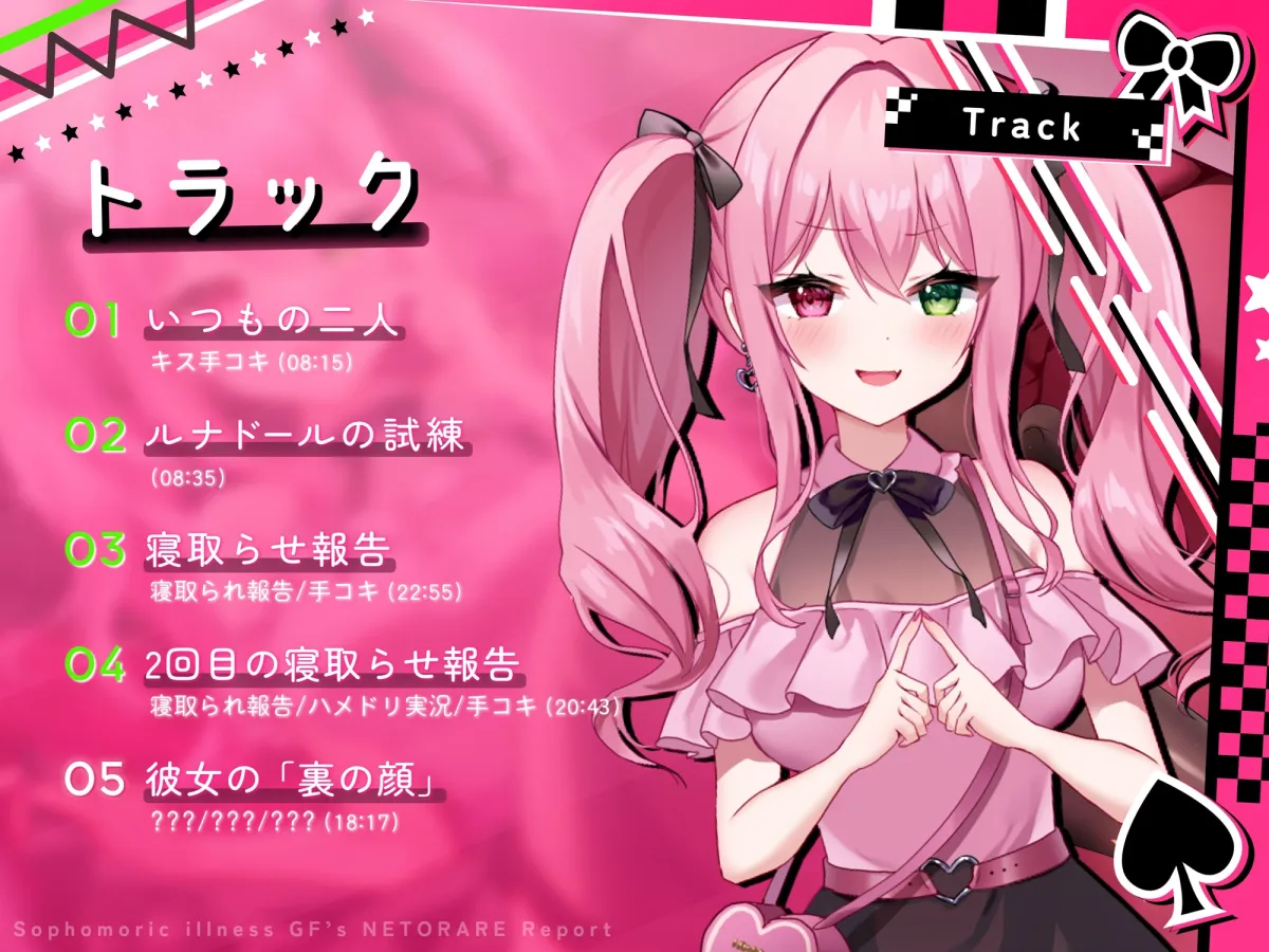 【ネトラセ】親愛度100%厨二病彼女の寝取られ報告~裏表ver~