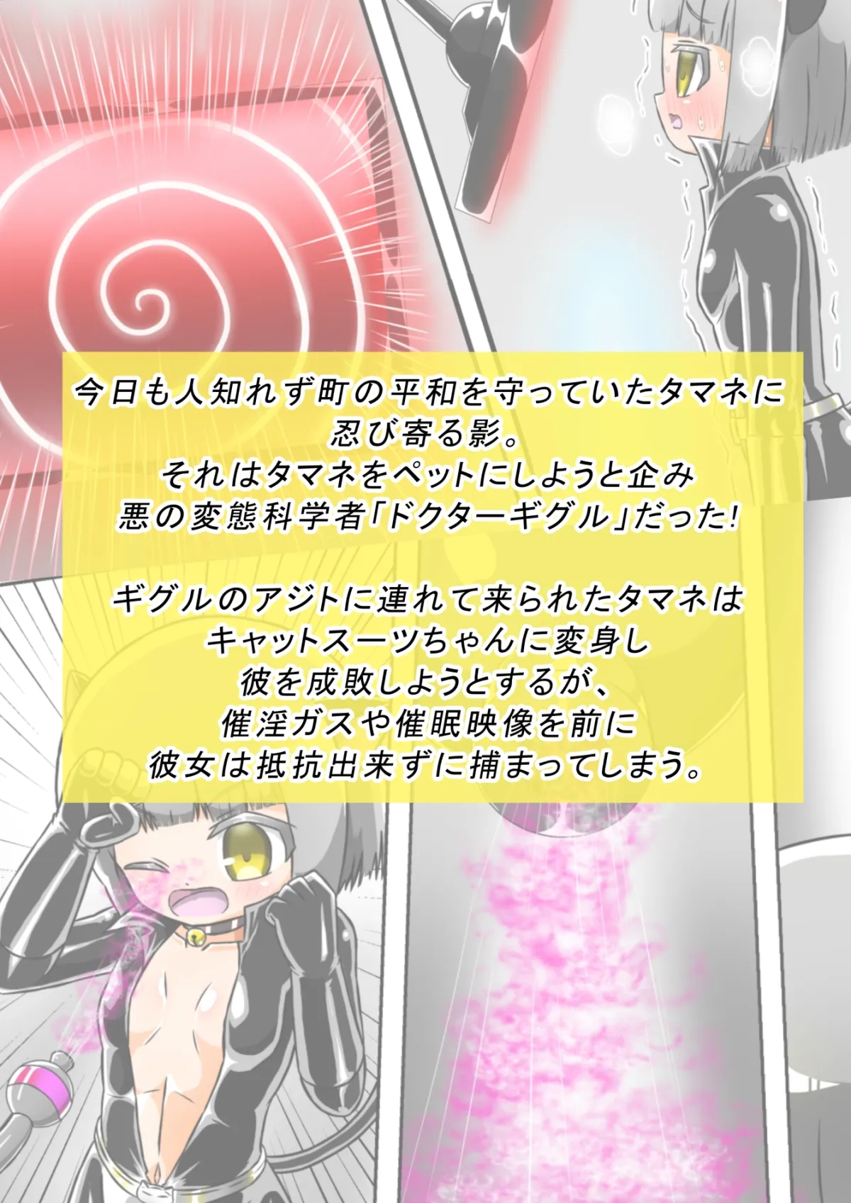 敗北洗脳ヒロイン キャットスーツちゃん