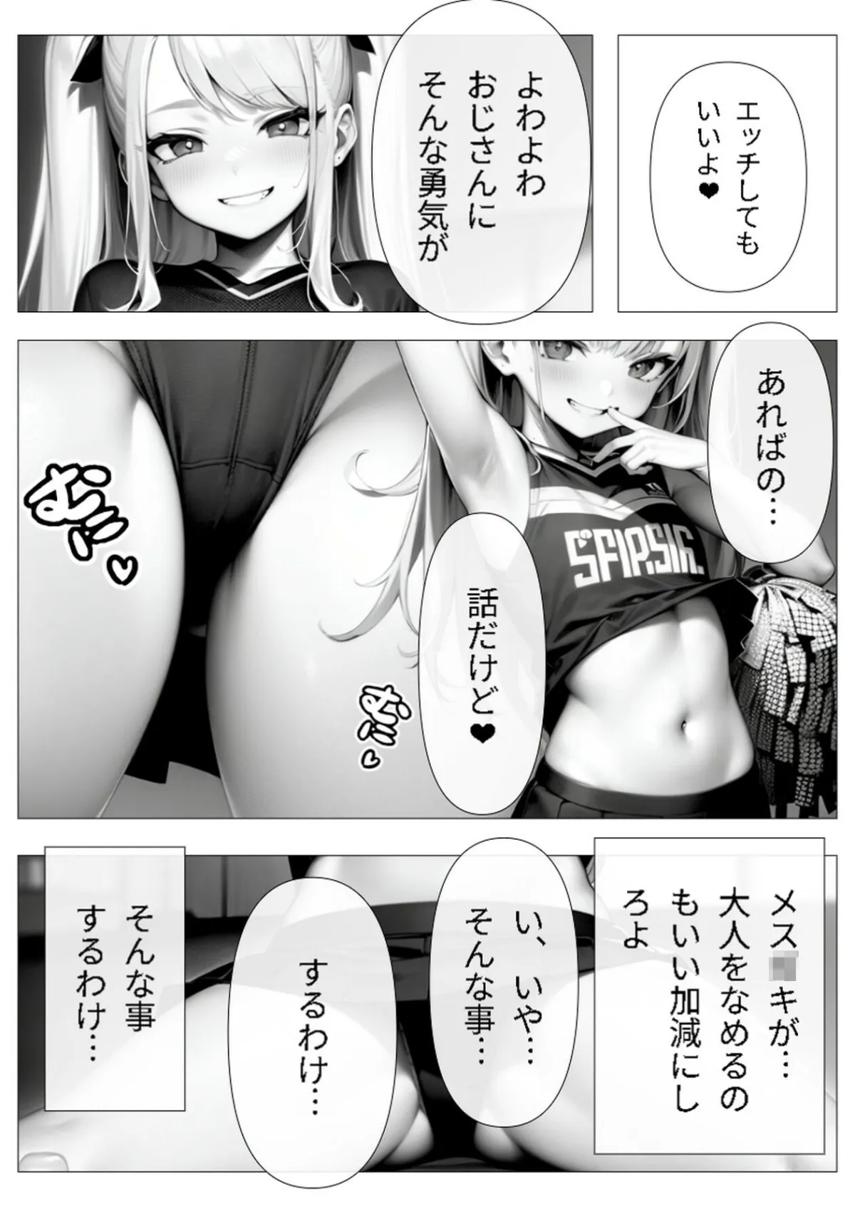 大人をなめるなメスガキが〜チアガキ編〜