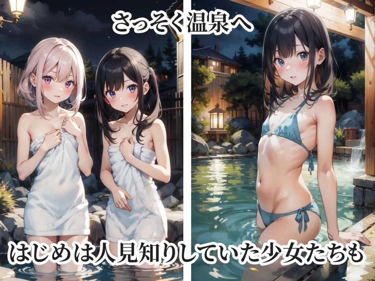 温泉旅館で少女と...エッチな思い出づくり