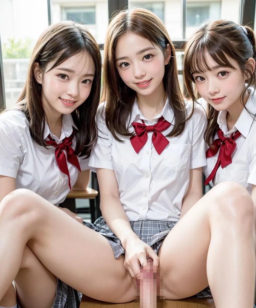 制服女子ハーレム