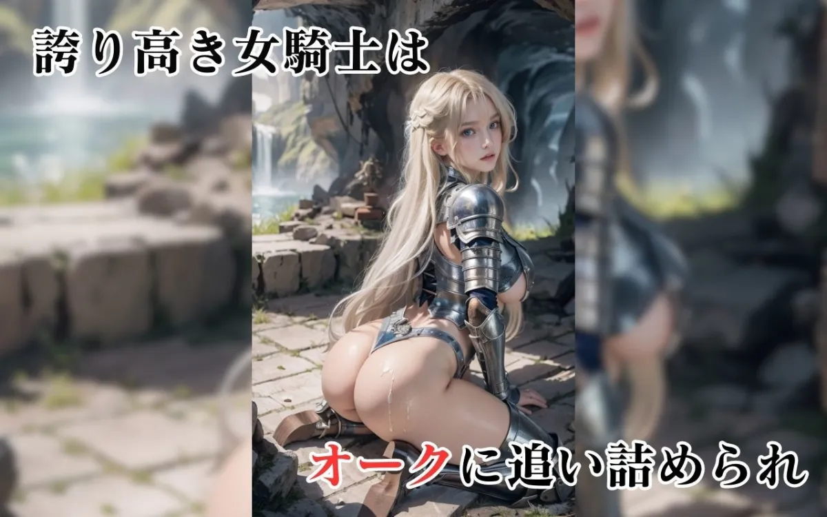 オークに屈する女騎士