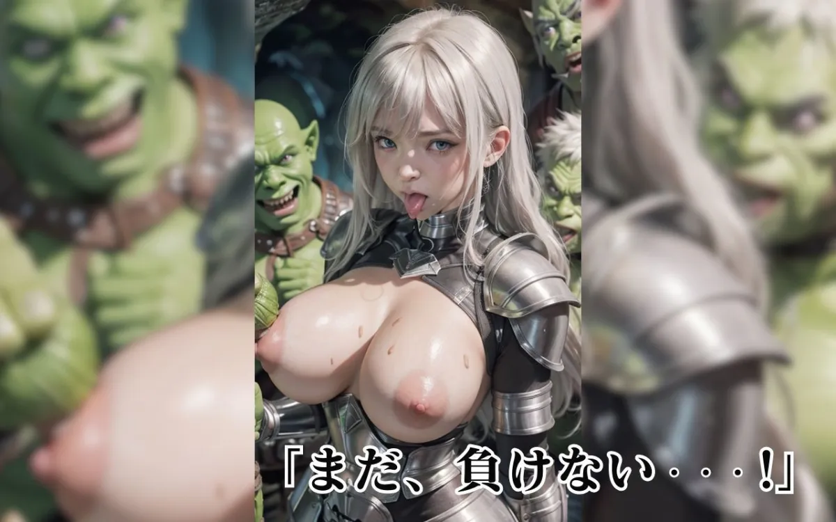 オークに屈する女騎士