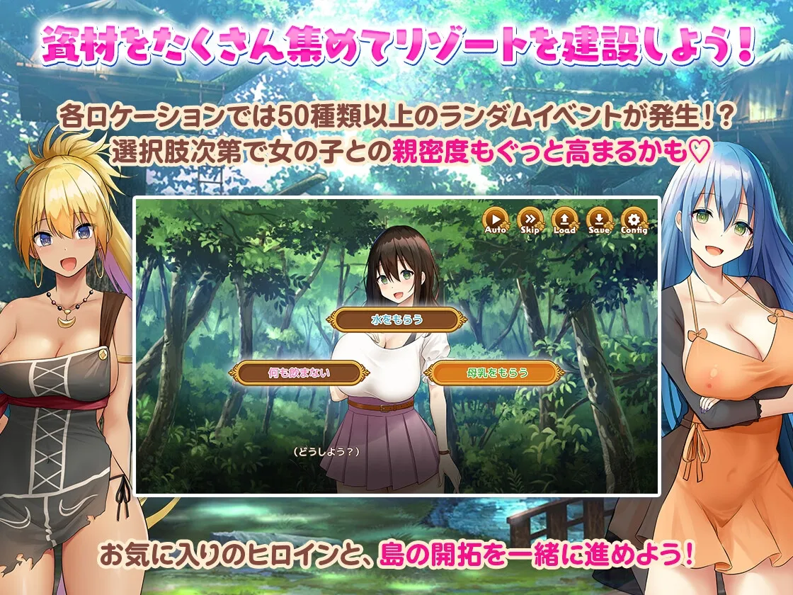 ハーレム島へようこそ!【ヒロインイラスト:oekakizuki】