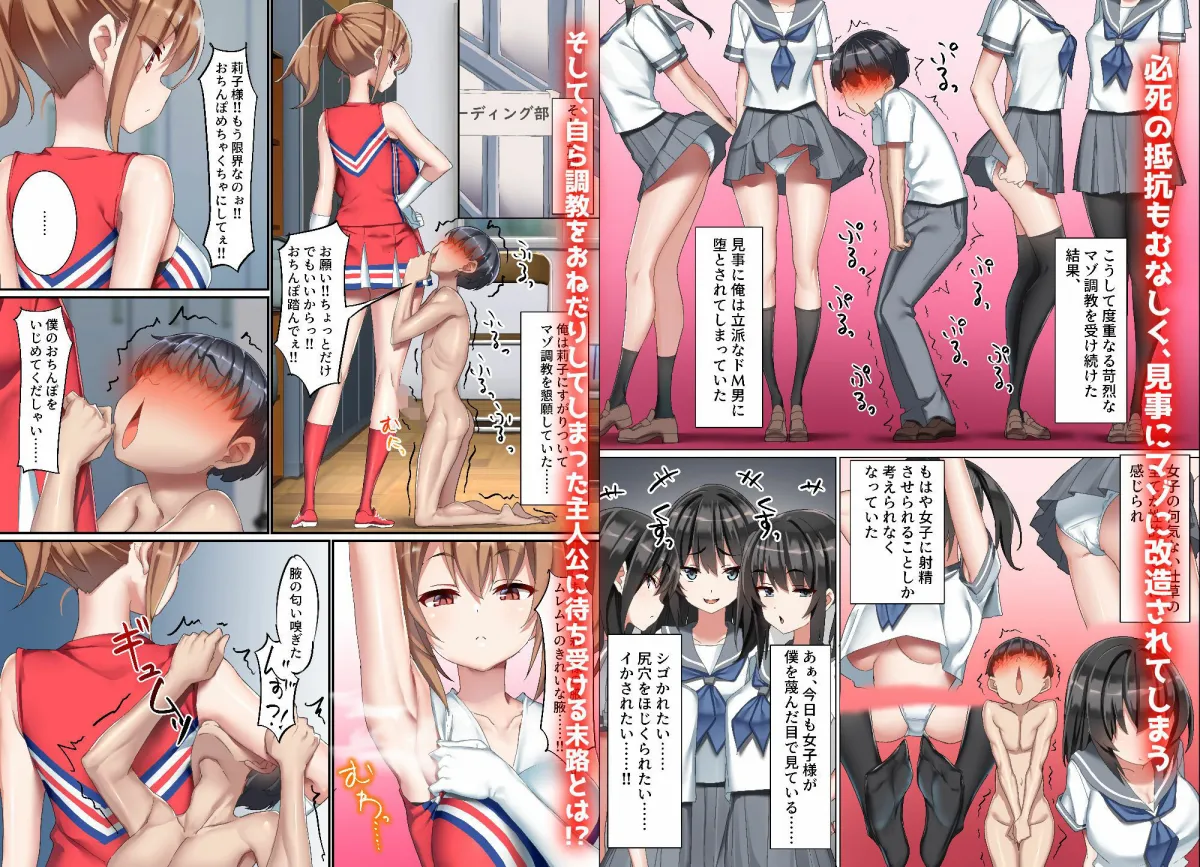 後輩ドSチアリーダーにドM調教された男の話。 後輩ドSチアリーダーにドM調教された男の話。