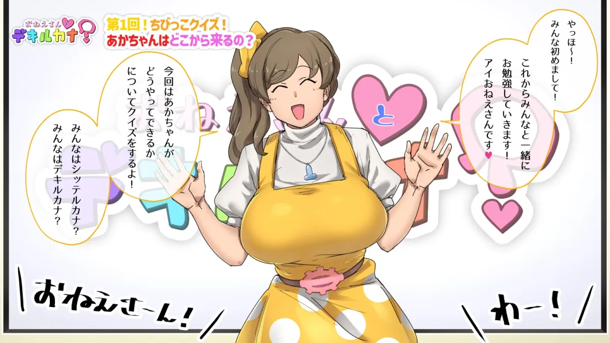 こども向け性教育番組「おねえさんとデキルカナ?」 こども向け性教育番組「おねえさんとデキルカナ?」