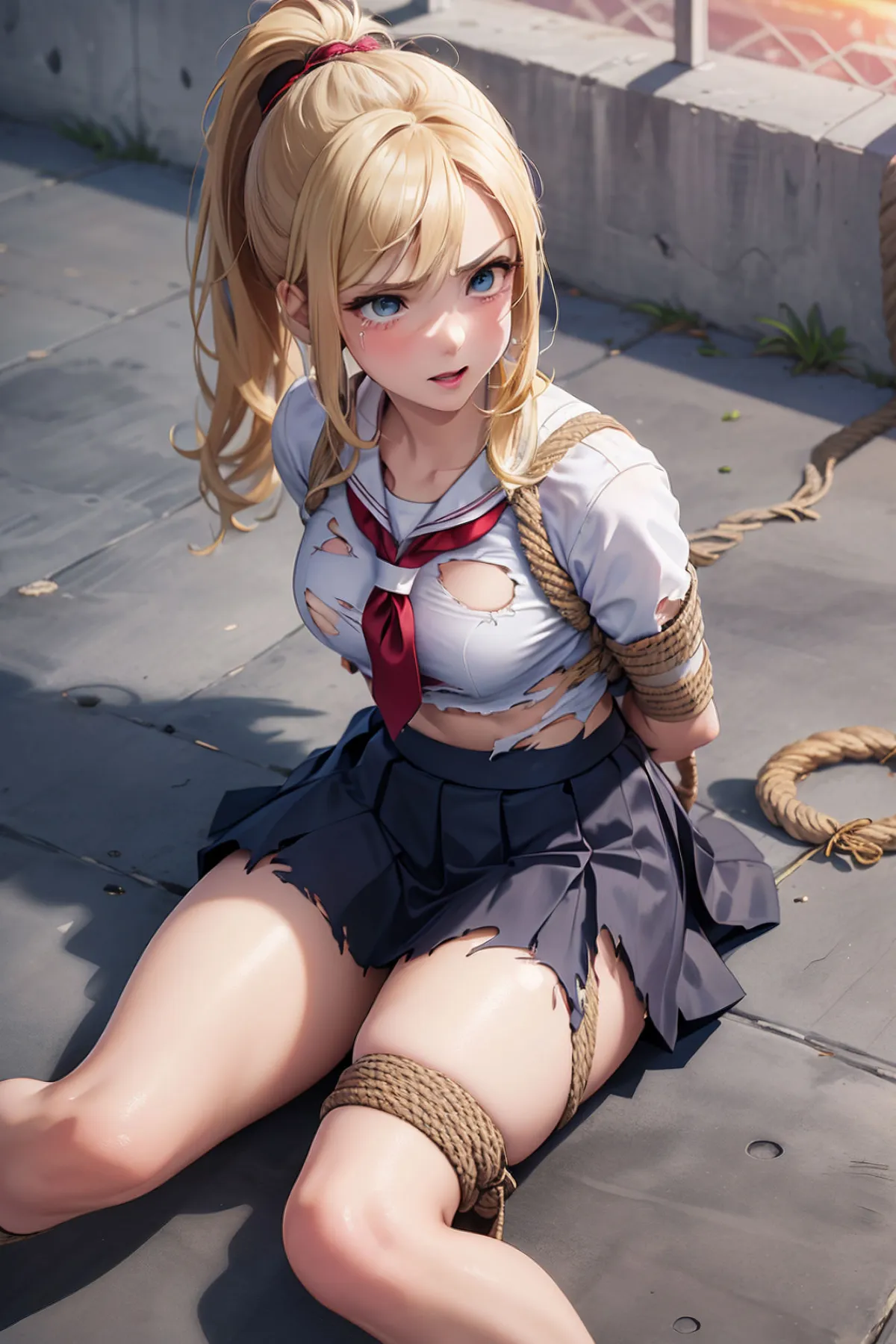 後輩が放課後、先輩にセックスを強要される