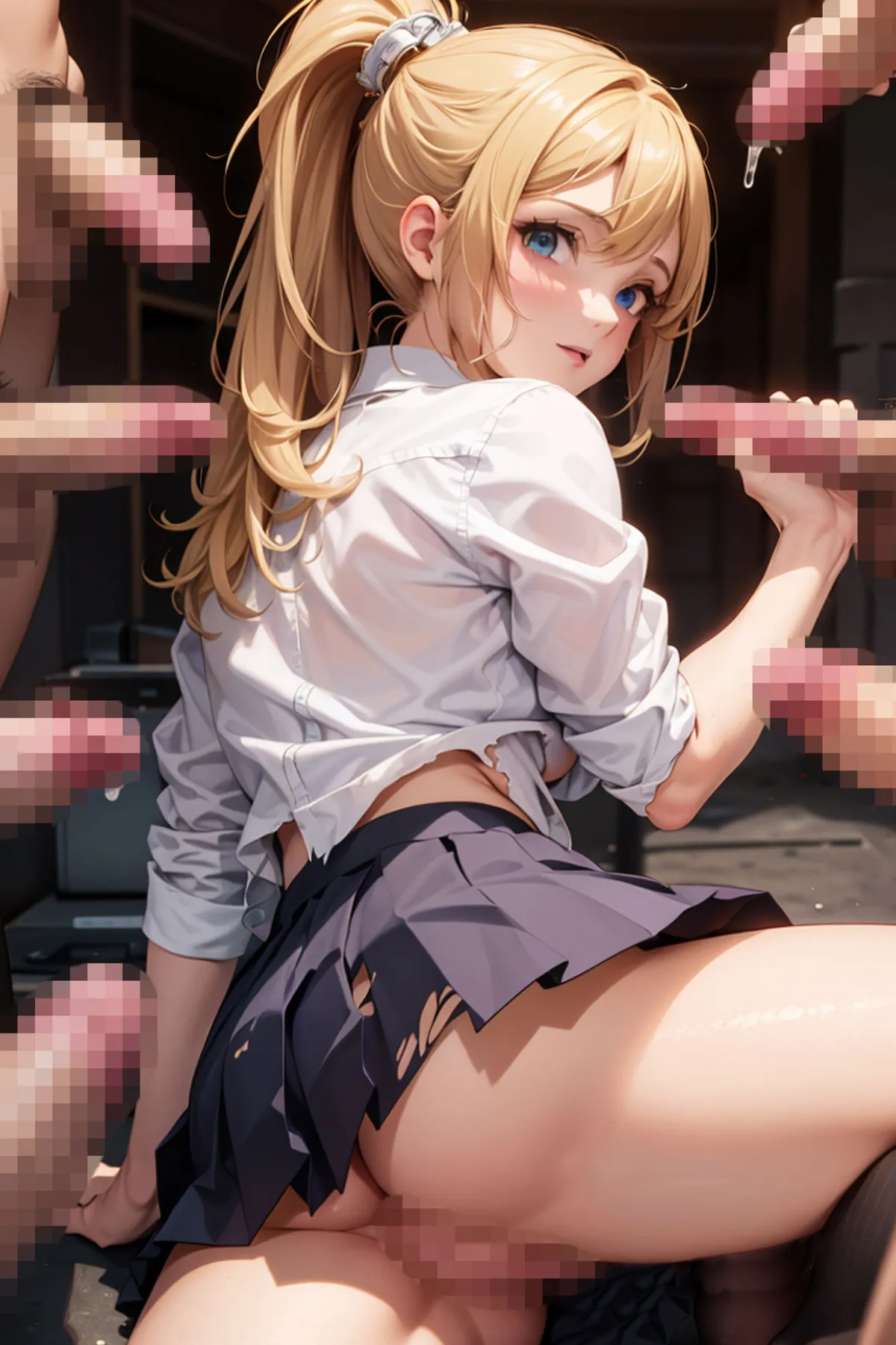 後輩が放課後、先輩にセックスを強要される