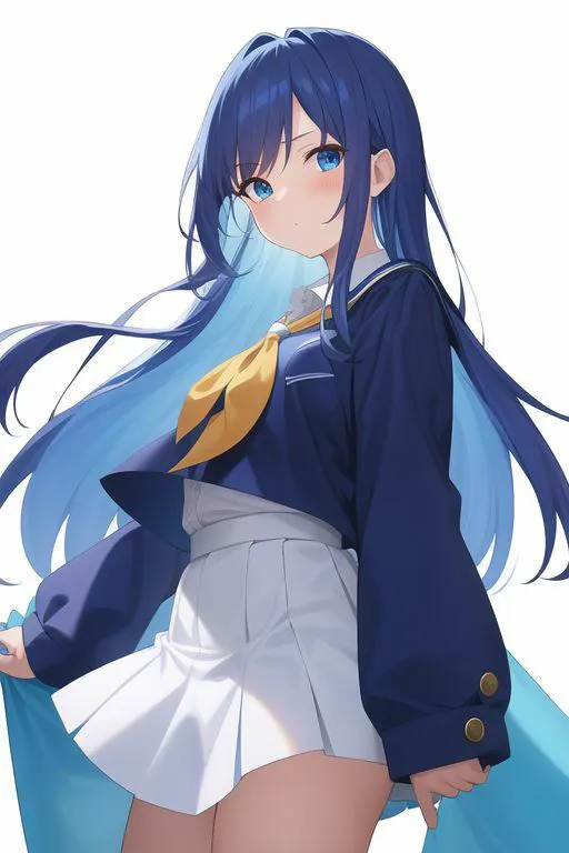 青髪制服乃女立絵集合〜之非淫〜