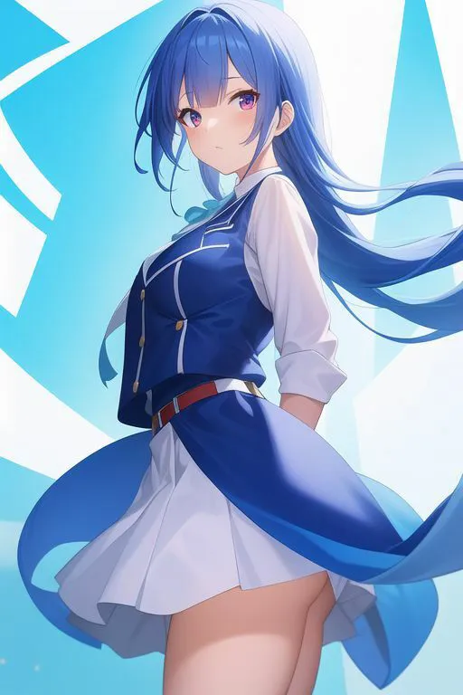 青髪制服乃女立絵集合〜之非淫〜