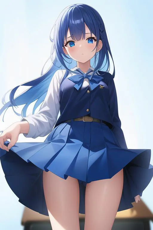 青髪制服乃女立絵集合〜之非淫〜