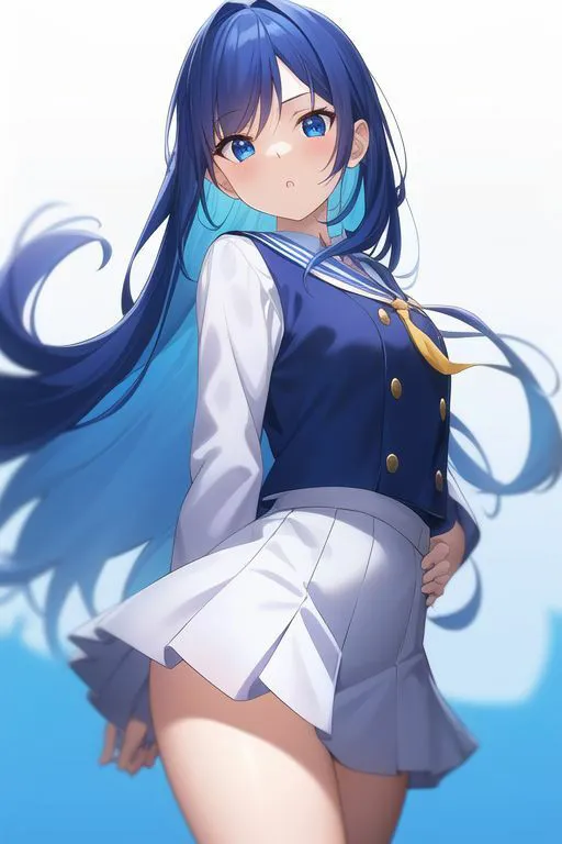 青髪制服乃女立絵集合〜之非淫〜