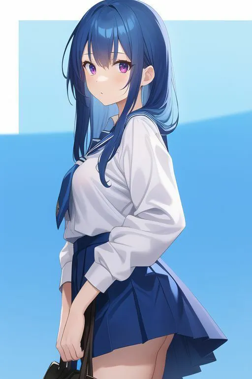 青髪制服乃女立絵集合〜之非淫〜