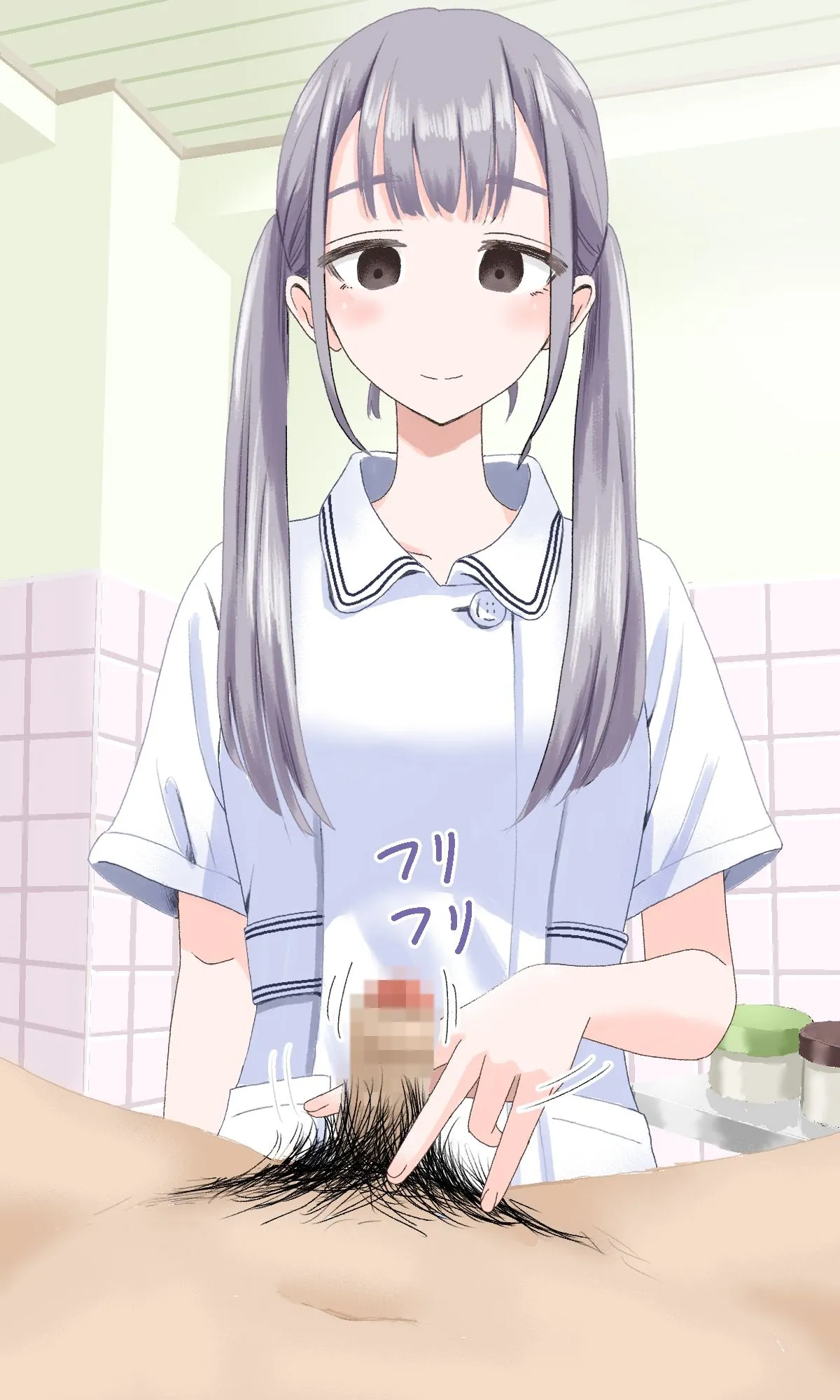 【CFNM】陰部洗浄暴発4