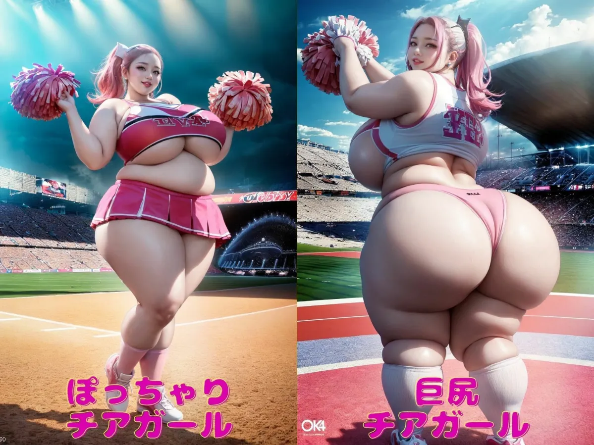 ぽっちゃりチアガール