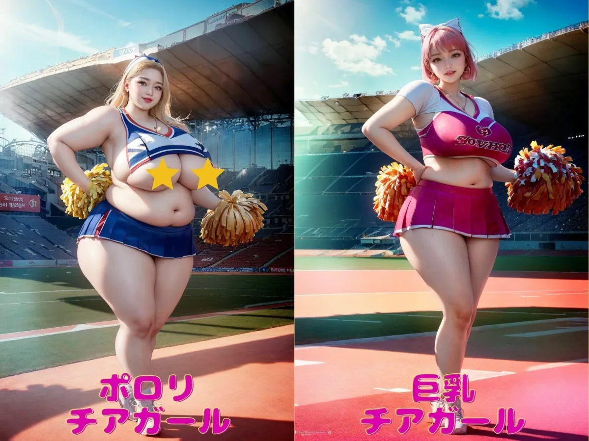 ぽっちゃりチアガール