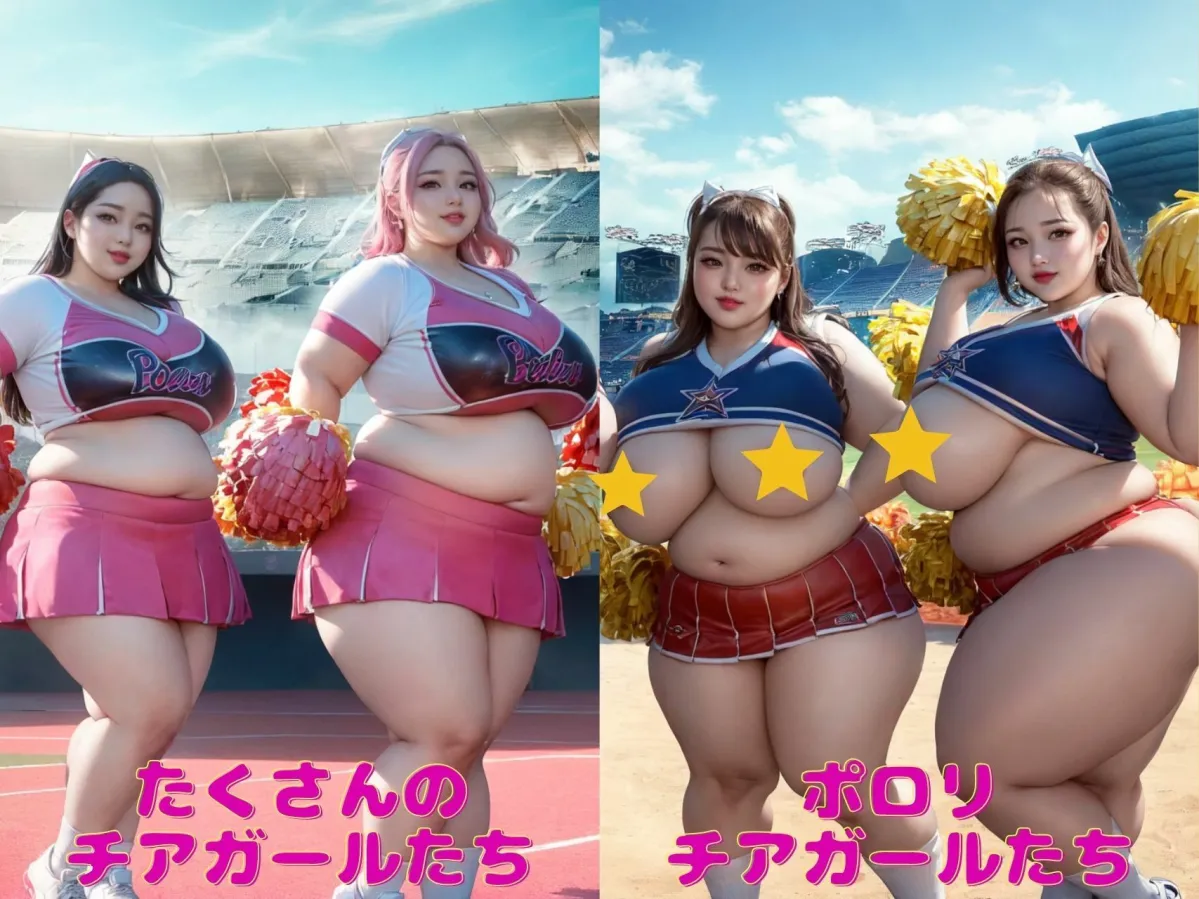 ぽっちゃりチアガール