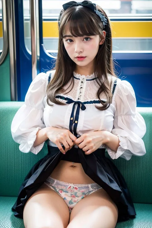 電車の向かい席15〜絶対エロい子〜