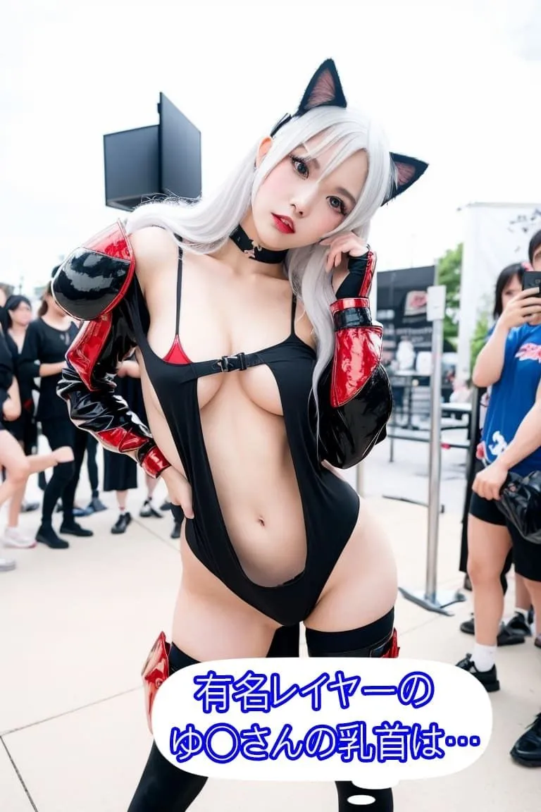 服が透けるメガネをかけてコミケ散歩！