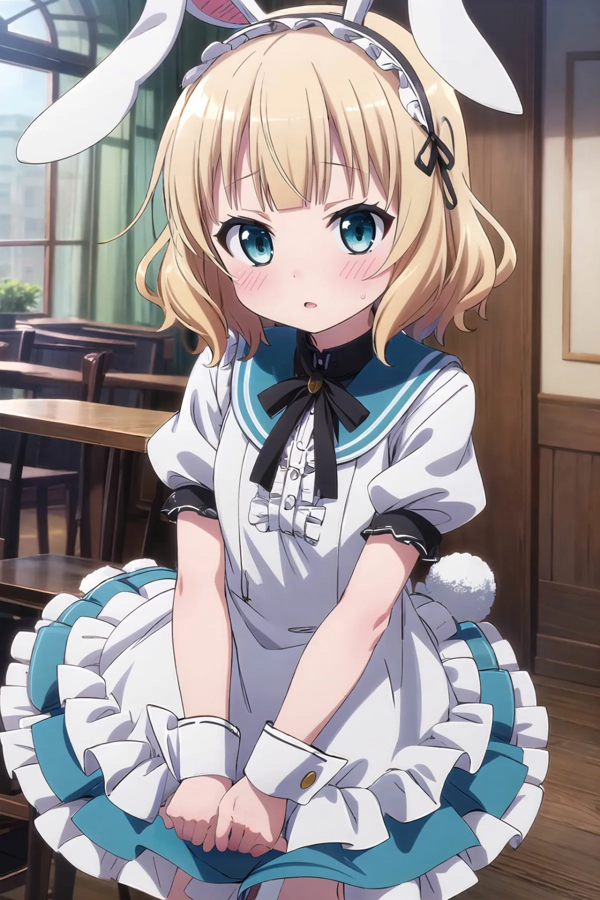 うさぎカフェのエッチなシャロちゃん♪ うさぎカフェのエッチなシャロちゃん♪