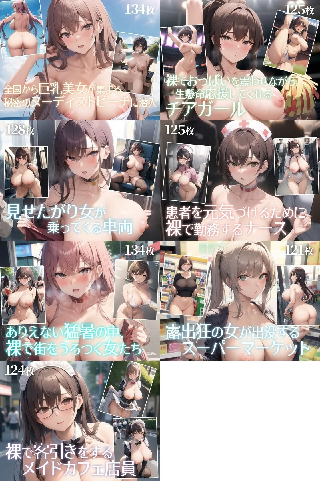 露出CG集 総集編1 ［7本セット］