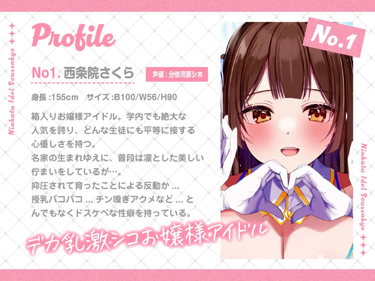 にんかつアイドル総選挙〜あなたのことが大大大好きなガチ恋DSKBアイドルとの孕ませおまんこプロジェクト～