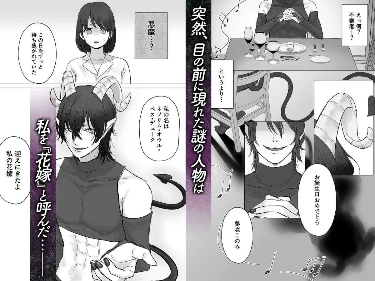 Devil's bride(悪魔の花嫁) ~天涯孤独だと思ってたけど悪魔に見初められ溺愛SEXされちゃいました~