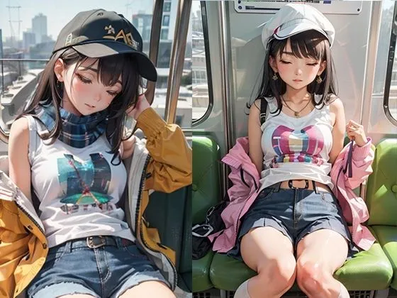 盗撮メスガキ電車その4