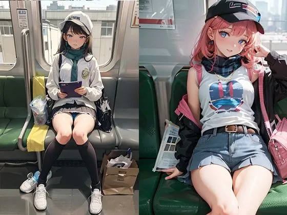 盗撮メスガキ電車その4