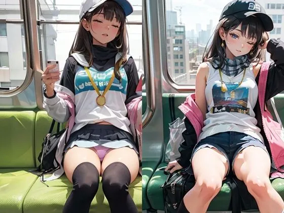 盗撮メスガキ電車その4