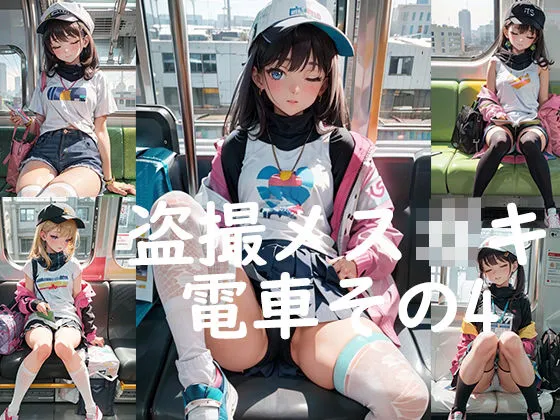 盗撮メスガキ電車その4