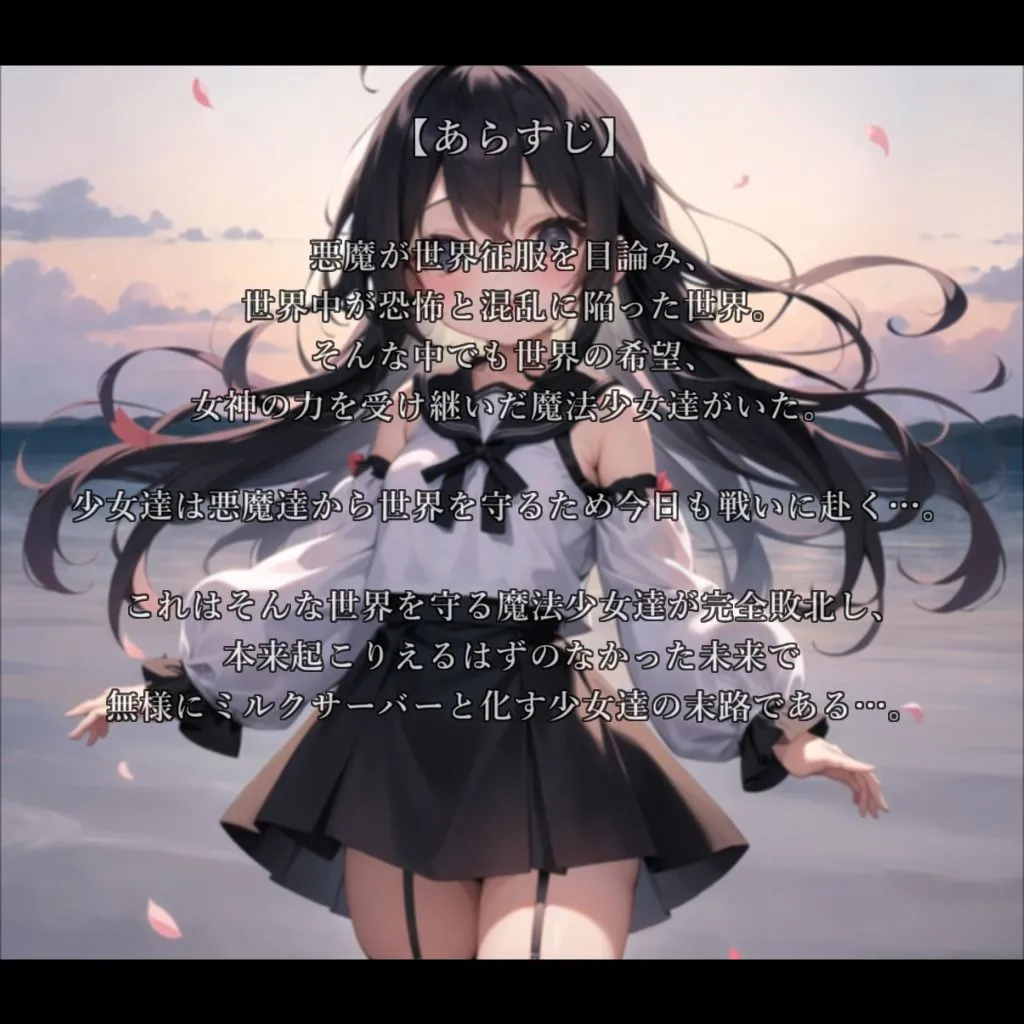 ロリ魔法少女、悪の組織に無様に敗北し、ミルクサーバーとして利用される