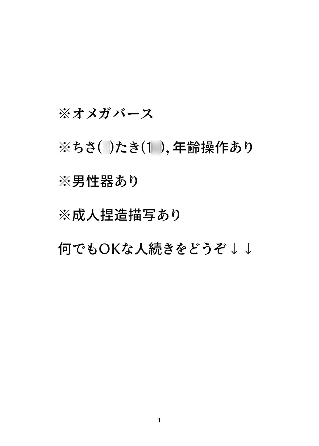 【ちさたき】キミへの愛は本能に