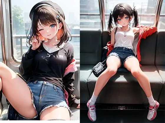 盗撮メスガキ電車その5