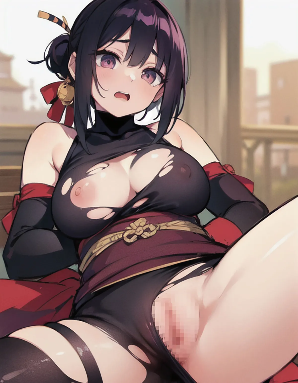 くノ一だからってエッチな事が得意とは限らないんだからねっ ニンニン！ アンアン！