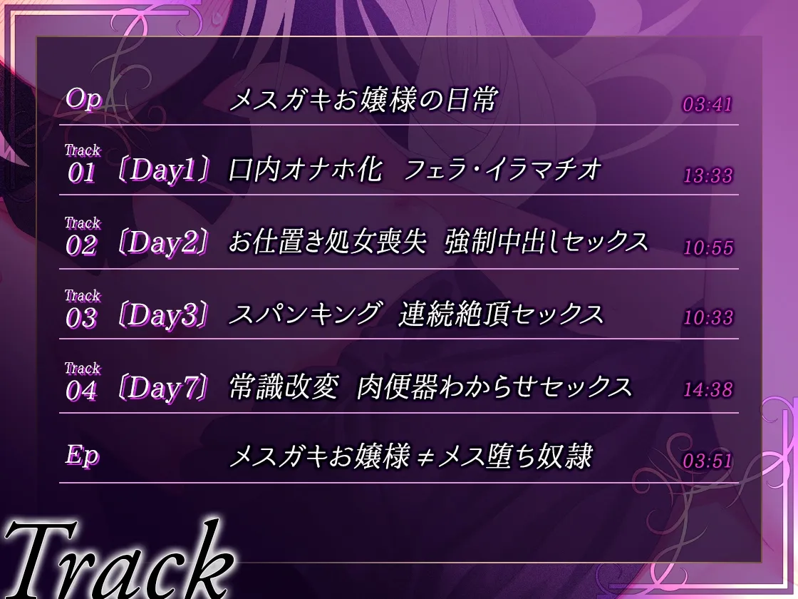 メスガキお嬢様の催眠服従プロトコル【KU100】 メスガキお嬢様の催眠服従プロトコル【KU100】