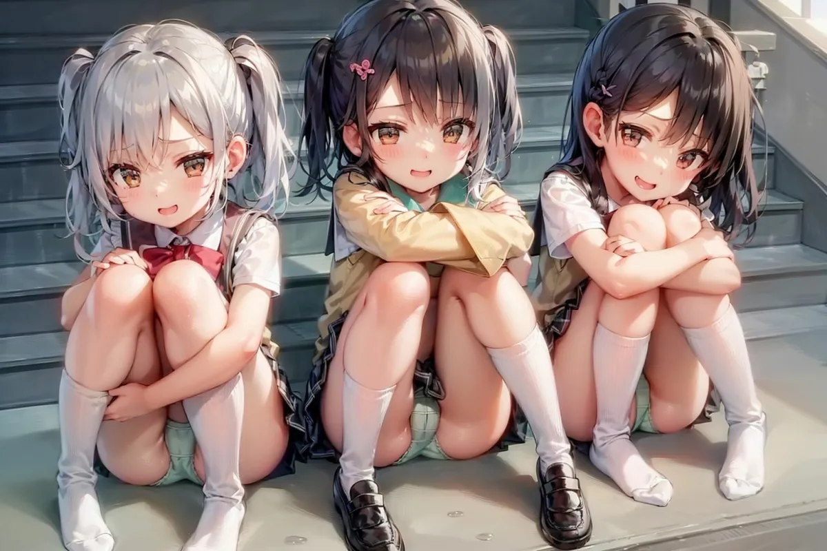 教師を舐めたメスガキ共を従順×発情メス犬化したったwww (前編) 教師を舐めたメスガキ共を従順×発情メス犬化したったwww (前編)