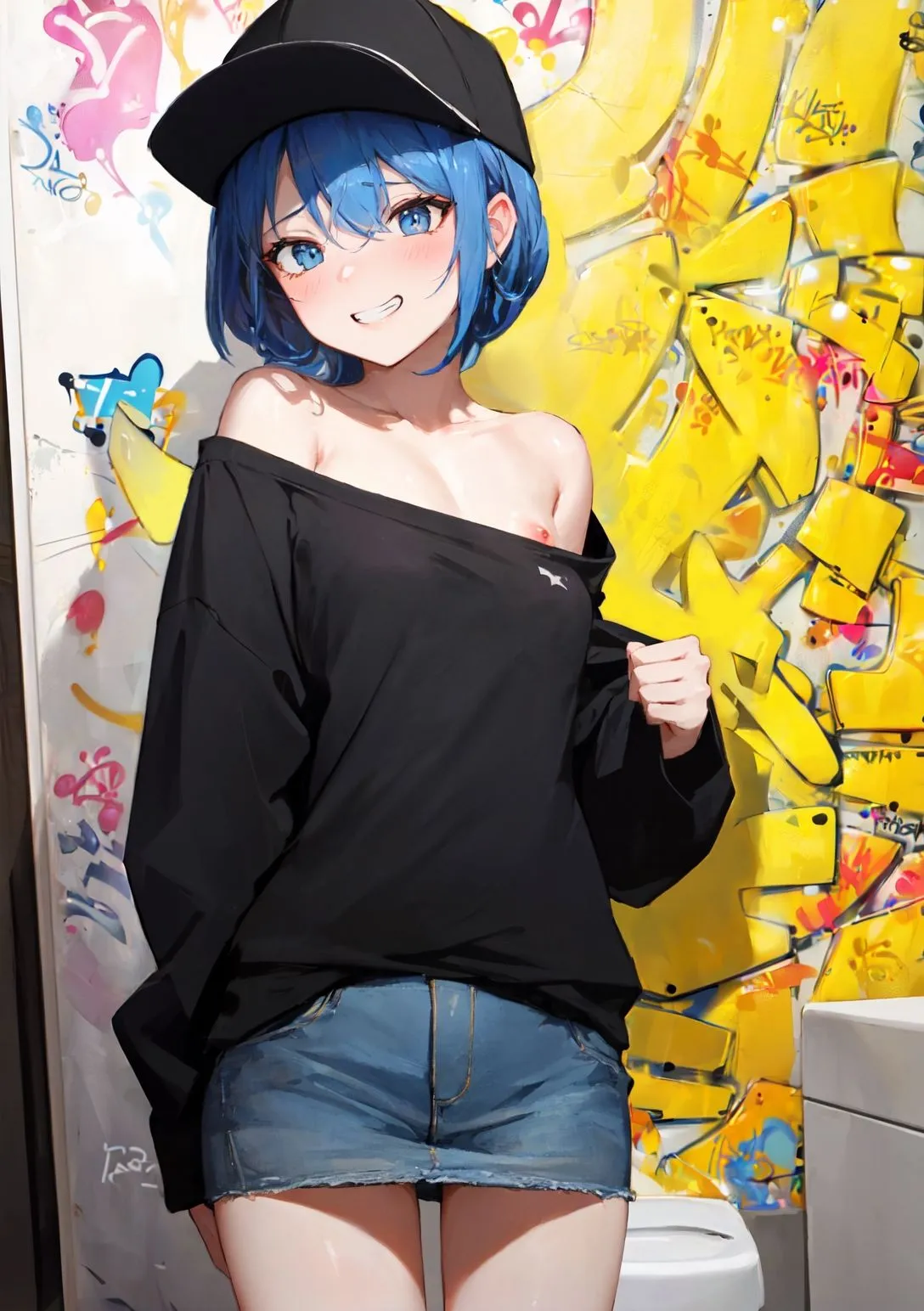 メスガキ トイレで露出誘惑〜親が知らない娘の顔〜