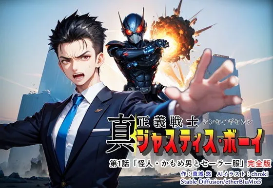 真・正義戦士ジャスティス・ボーイ 完全版 第1話「怪人・かもめ男とセーラー服」