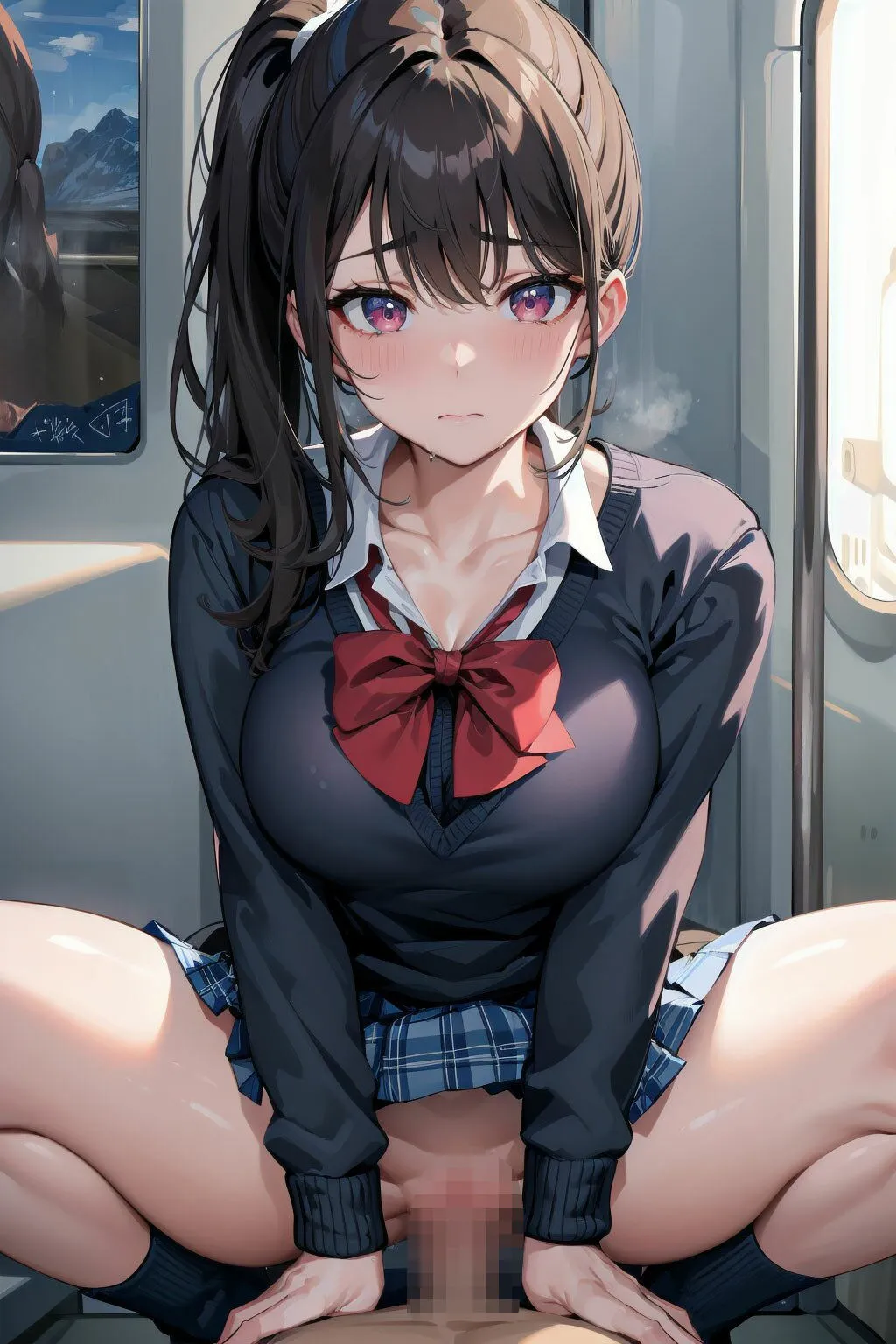 痴漢電車ポルチオ行き