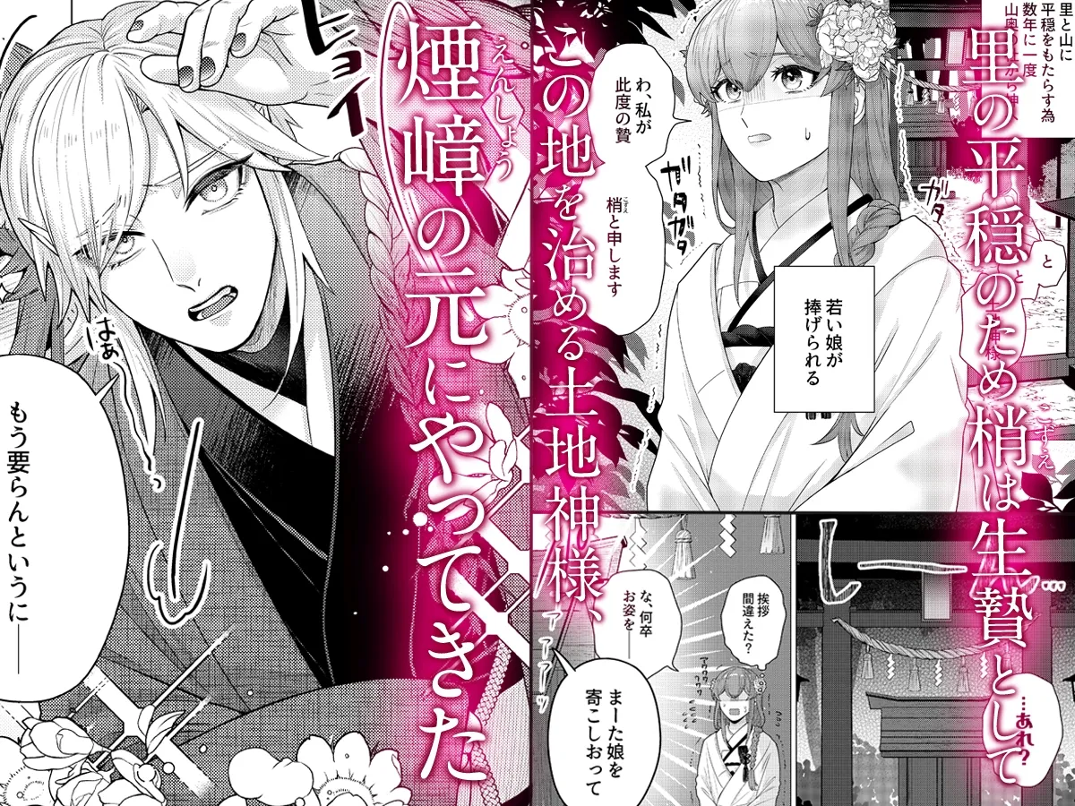 嫁ぎ先は土地神さま一目惚れから始まる溺愛エッチで誰のものかわからされました