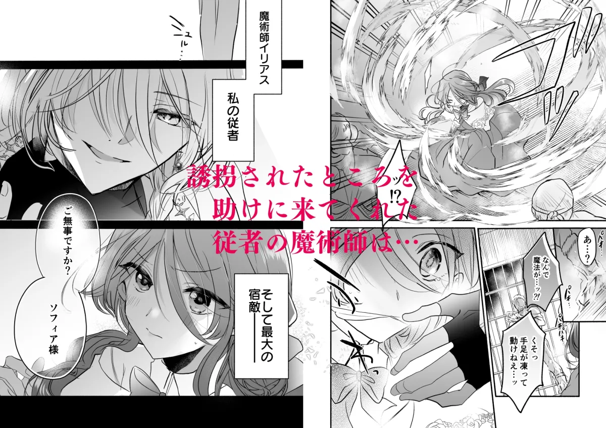 魔術師の偏愛〜バッドED転生悪役令嬢、宿敵のはずだった侍従に囚われる〜