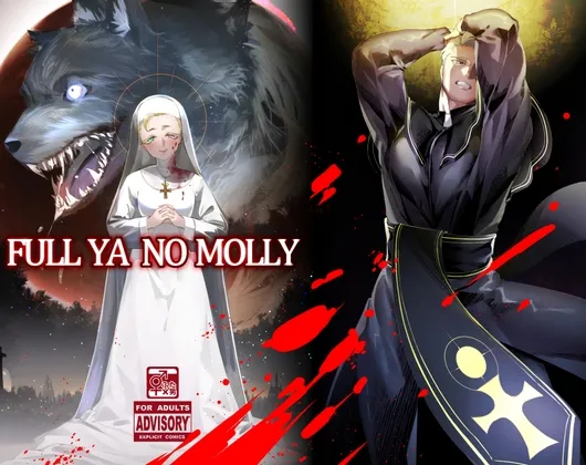 【後天性ふたなりシスター×人狼神父】FULL YA NO MOLLY
