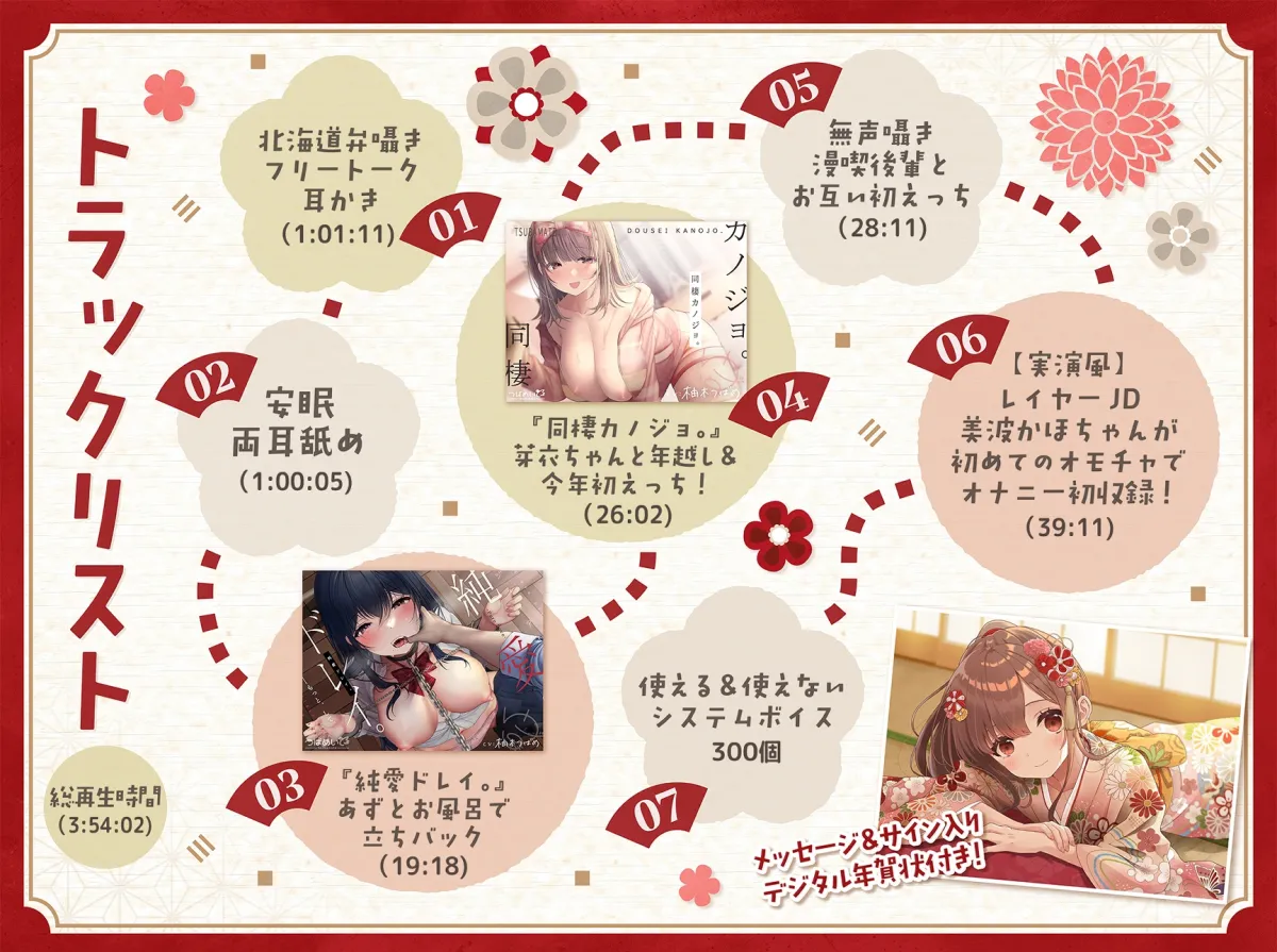 柚木つばめの2024年音声福袋! 柚木つばめの2024年音声福袋!