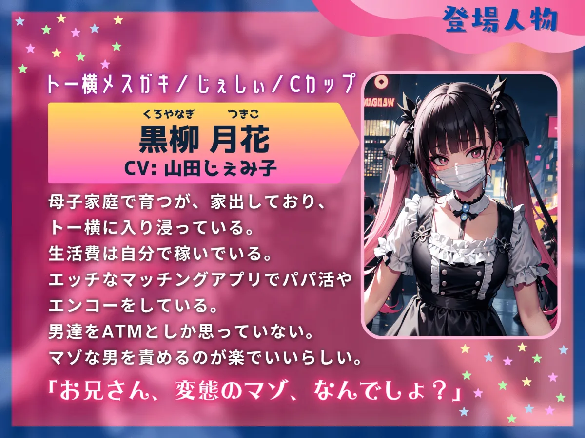 【ドMちんぽ責め】トー横メスガキにマゾ活貢がされプレイ☆【ドM向け/KU100】 【ドMちんぽ責め】トー横メスガキにマゾ活貢がされプレイ☆【ドM向け/KU100】