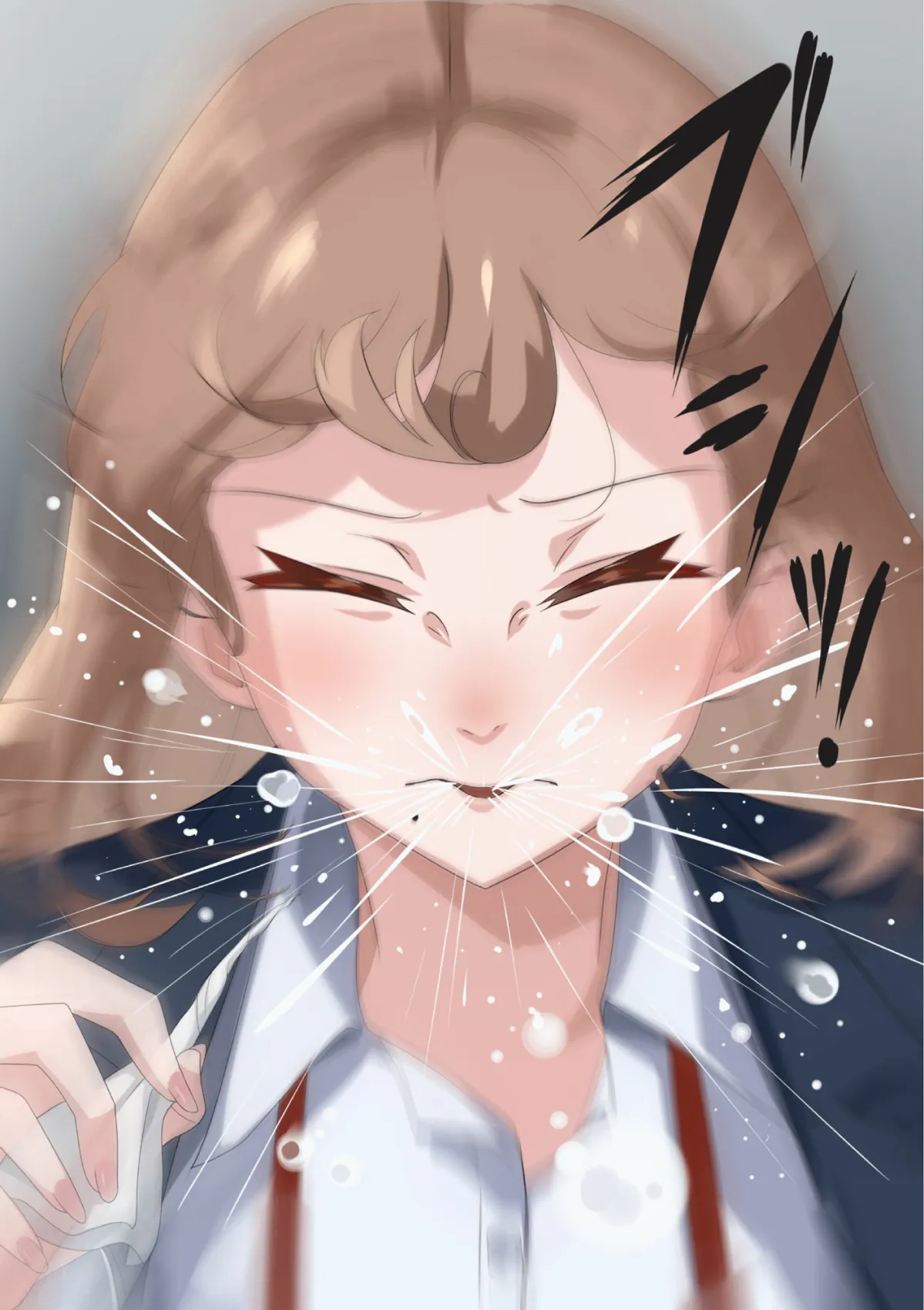 美麗様の唾責め