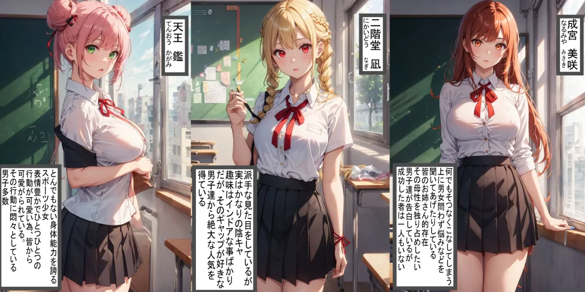 調教学園 3人の狙われた女子校生【凪・美咲・鑑】編 調教学園 3人の狙われた女子校生【凪・美咲・鑑】編