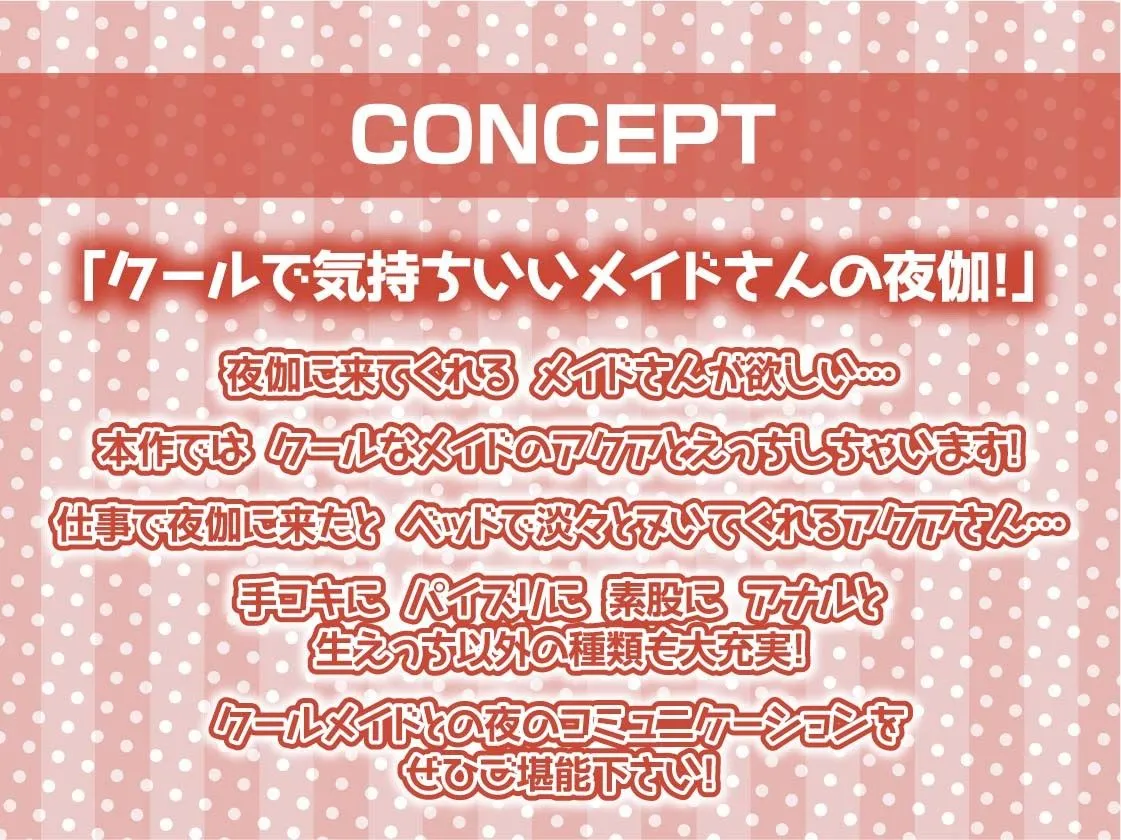 クールメイドさんは夜になるとベッドに来て仕事だから淡々とヌいてくれる【フォーリーサウンド】 クールメイドさんは夜になるとベッドに来て仕事だから淡々とヌいてくれる【フォーリーサウンド】