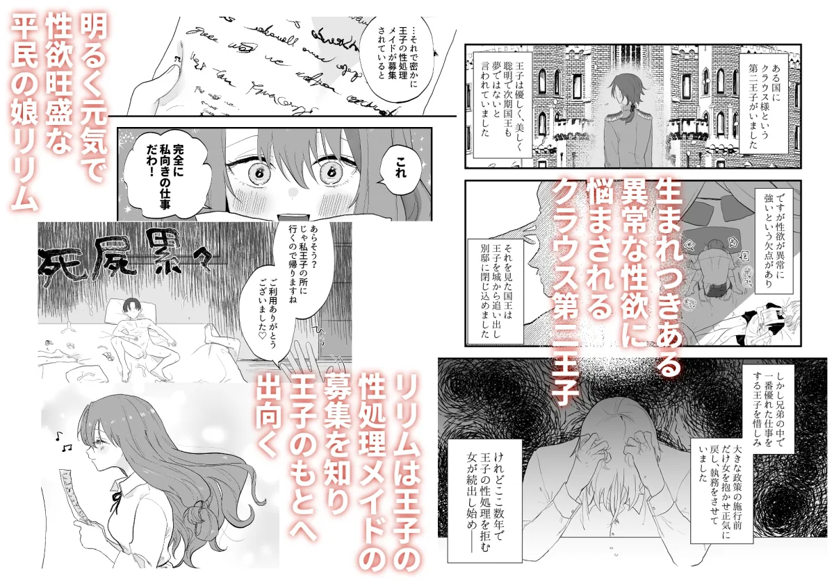 絶倫王子×絶倫メイド