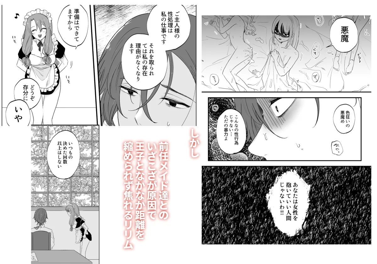 絶倫王子×絶倫メイド